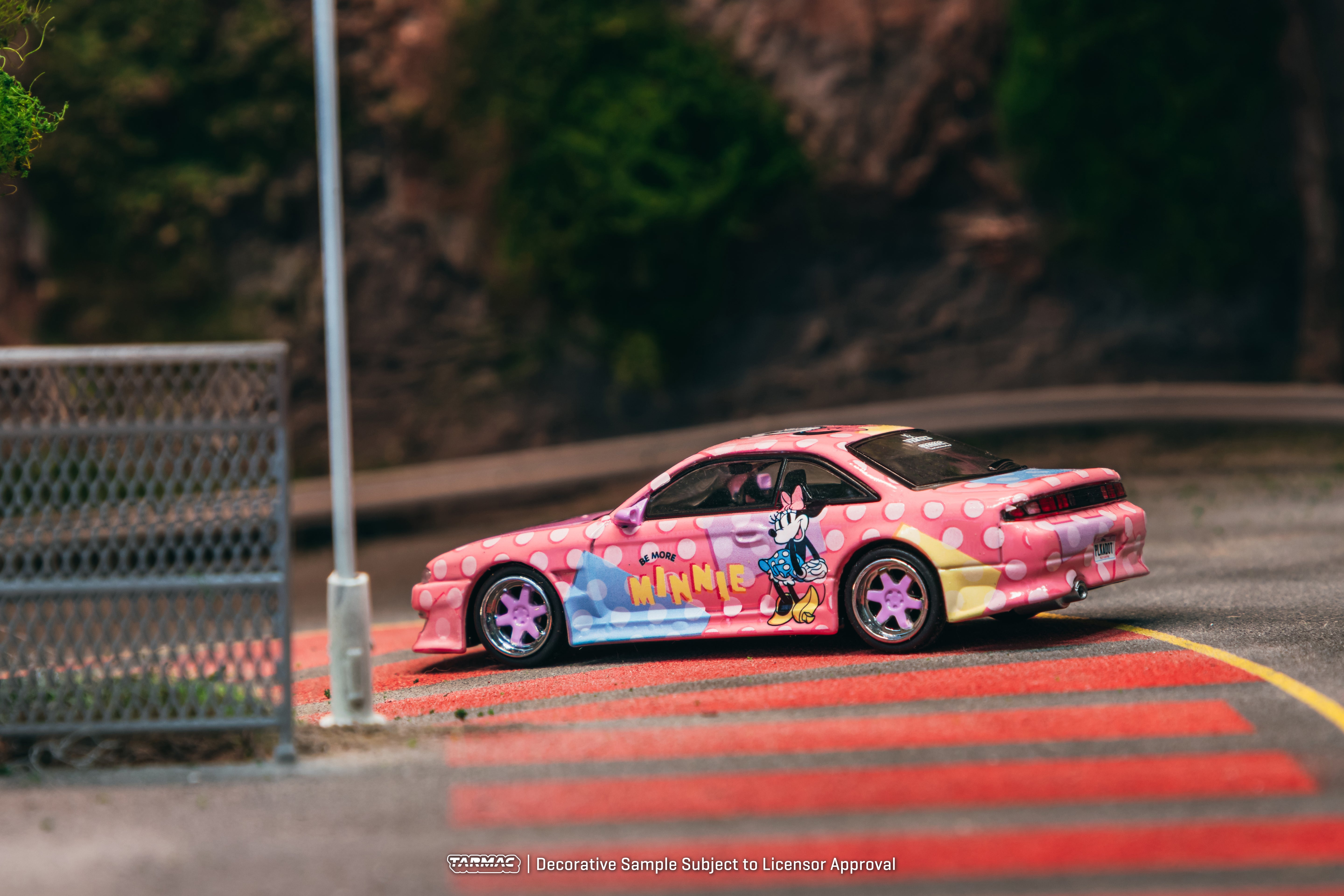 1/64 VERTEX Silvia (S 14) Minnie Mouse - Tarmac Works GLOBAL64