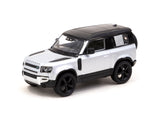 Tarmac Works 1/64 Land Rover Defender 90 Silver Metallic - GLOBAL64