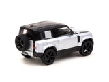 Tarmac Works 1/64 Land Rover Defender 90 Silver Metallic - GLOBAL64