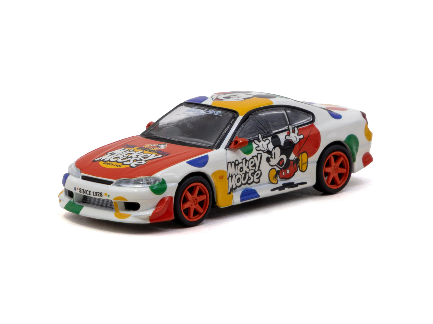 1/64 VERTEX Silvia (S 15) Mickey Mouse - Tarmac Works GLOBAL64
