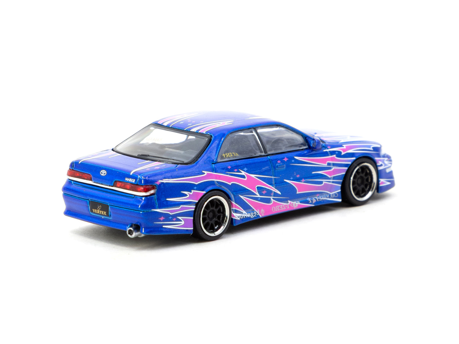 1/64 VERTEX Toyota Mark II JZX100 Blue Metallic - Tarmac Works GLOBAL6 1/64 VERTEX Toyota Mark II JZX100 Blue Metallic - Tarmac Works GLOBAL6
