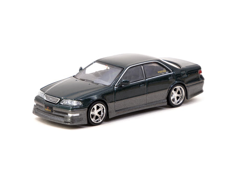 Tarmac Works 1/64 VERTEX Toyota Mark II JZX100 Dark Green Metallic - GLOBAL64