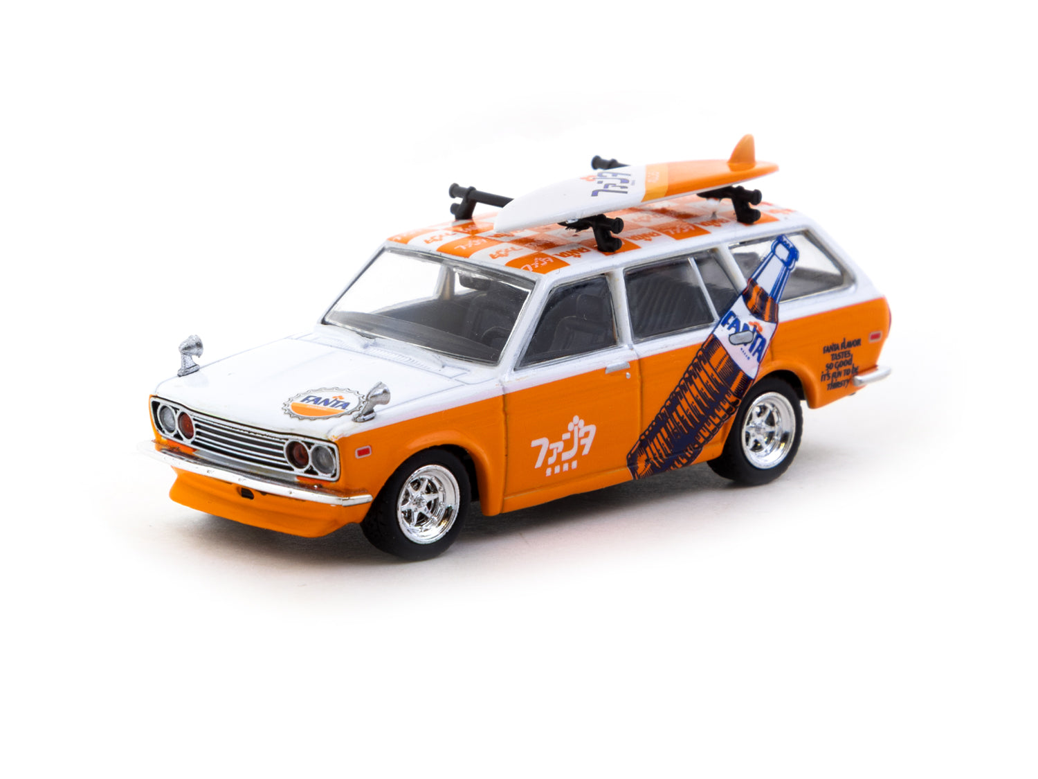 1/64 Datsun Bluebird 510 Wagon FANTA - Tarmac Works GLOBAL64