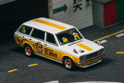 1/64 Datsun Bluebird 510 Wagon OHIGE no PON - Tarmac Works GLOBAL64