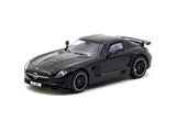 Tarmac Works 1/64 Mercedes-Benz SLS AMG Coupé Black Series Black Metallic - Singapore Special Edition - GLOBAL64