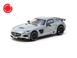 Tarmac Works 1/64 Mercedes-Benz SLS AMG Coupé Black Series Black Metallic - Singapore Special Edition - GLOBAL64