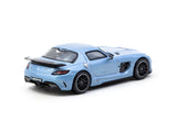 Tarmac Works 1/64 Mercedes-Benz SLS AMG Coupé Black Series Matte Blue - GLOBAL64