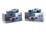 Tarmac Works 1/64 Mercedes-Benz SLS AMG Coupé Black Series Matte Blue - GLOBAL64