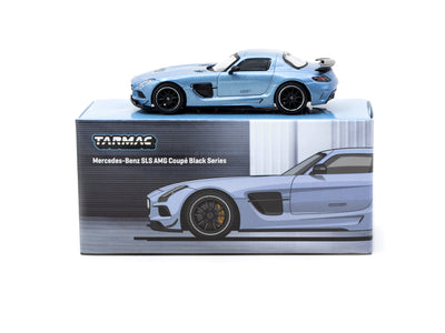 1/64 Mercedes-Benz SLS AMG Coupé Black Series Matte Blue - Tarmac Works GLOBAL64