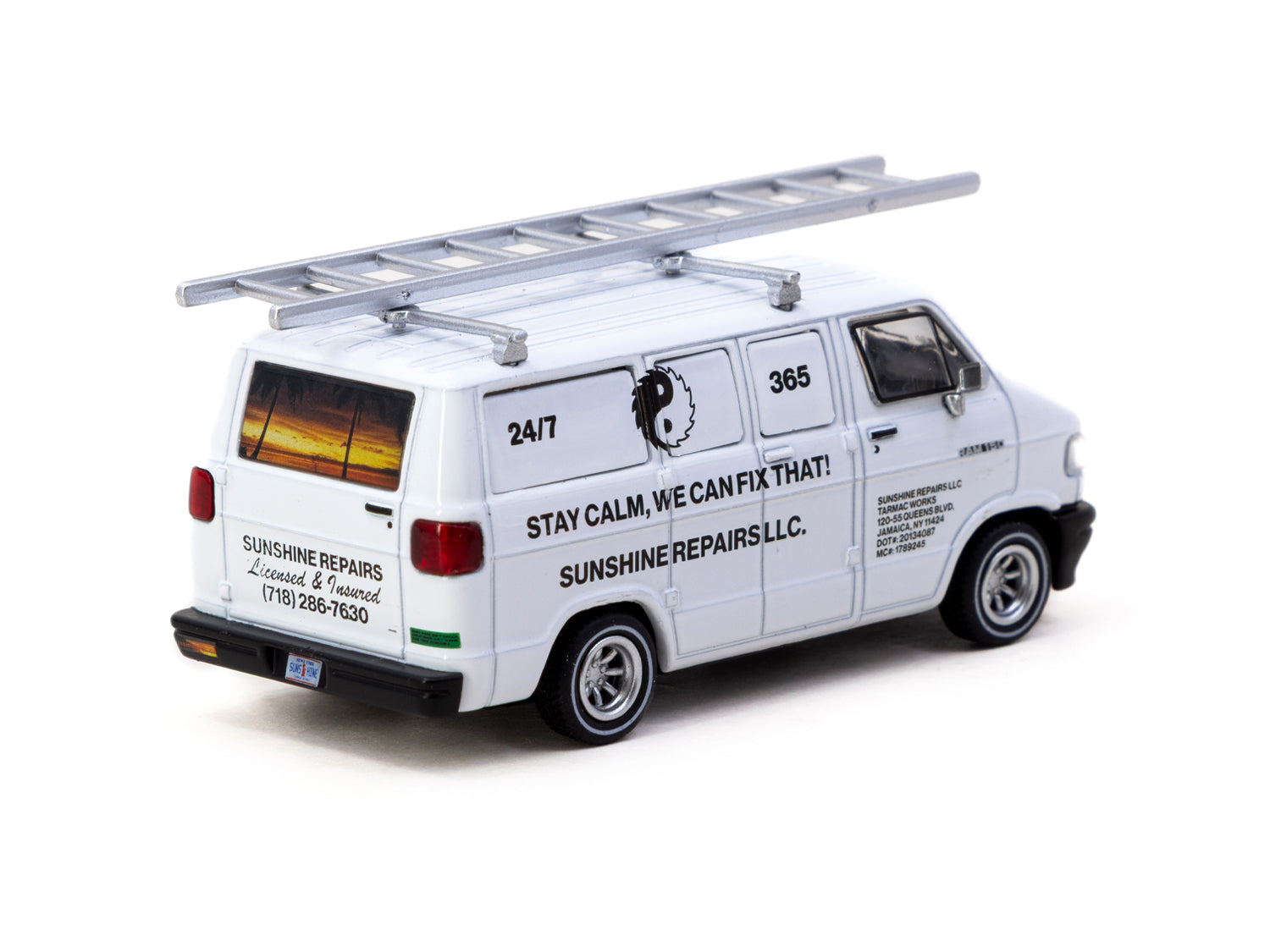 1/64 Dodge Van New York Sunshine - New York Sunshine Special Edition - Tarmac Works GLOBAL64