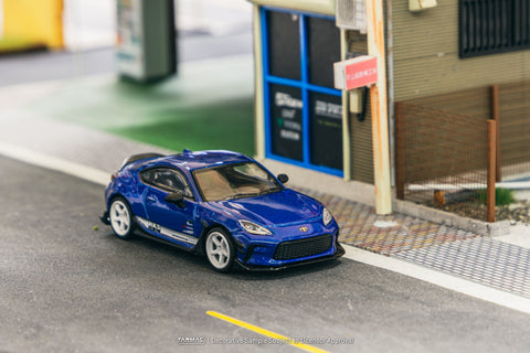 Tarmac Works 1/64 HKS Toyota GR86 Blue Metallic - GLOBAL64