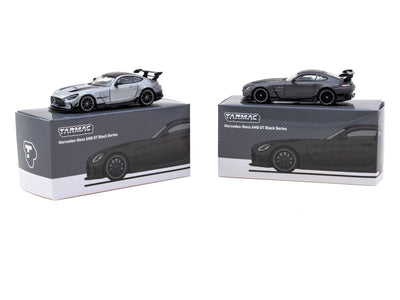 1/64 Mercedes-Benz AMG GT Black Series Grey - Tarmac Works GLOBAL64