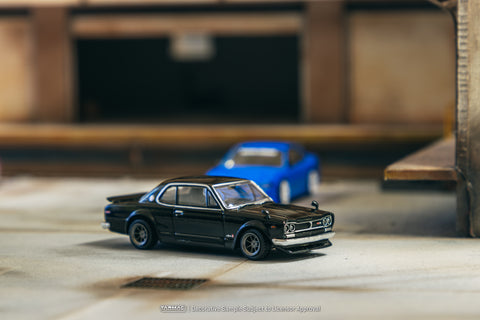 Tarmac Works 1/64 Nissan Skyline 2000GT-R (KPGC10) Black - GLOBAL64