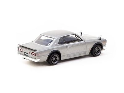 1/64 Nissan Skyline 2000 GT-R (KPGC10) Silver - Tarmac Works GLOBAL64