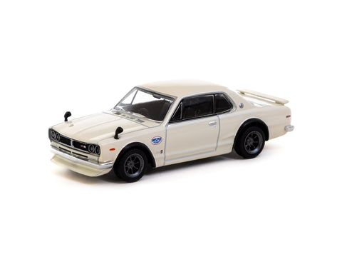 Tarmac Works 1/64 Nissan Skyline 2000GT-R (KPGC10) Ivory White - Japan Special Edition - GLOBAL64