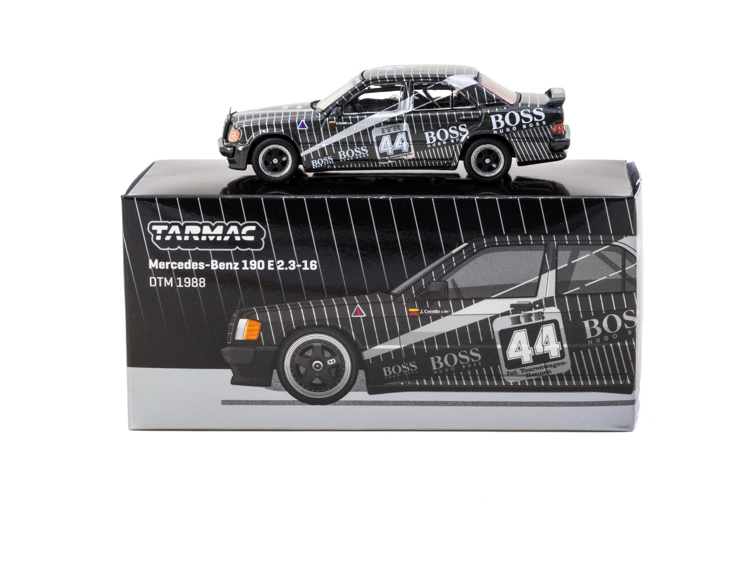 1/64 Mercedes-Benz 190 E 2.3-16 DTM 1988 Johnny Cecotto #44 - Tarmac Works GLOBAL64