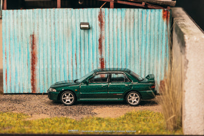 1/64 Mitsubishi Lancer GSR Evolution Green Metallic - Tarmac Works GLOBAL64