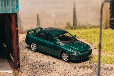 1/64 Mitsubishi Lancer GSR Evolution Green Metallic - Tarmac Works GLOBAL64