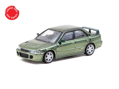 1/64 Mitsubishi Lancer GSR Evolution Green Metallic - Tarmac Works GLOBAL64