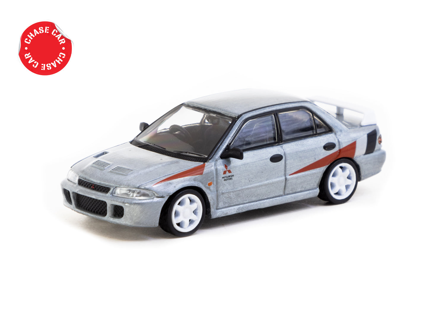 1/64 Mitsubishi Lancer RS Evolution White - Tarmac Works GLOBAL64