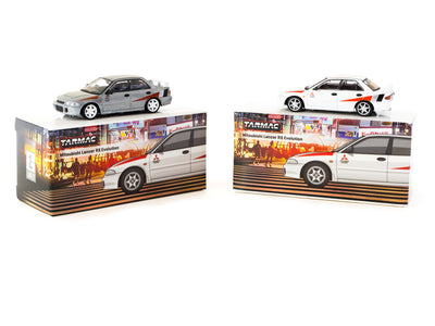 1/64 Mitsubishi Lancer RS Evolution White - Tarmac Works GLOBAL64