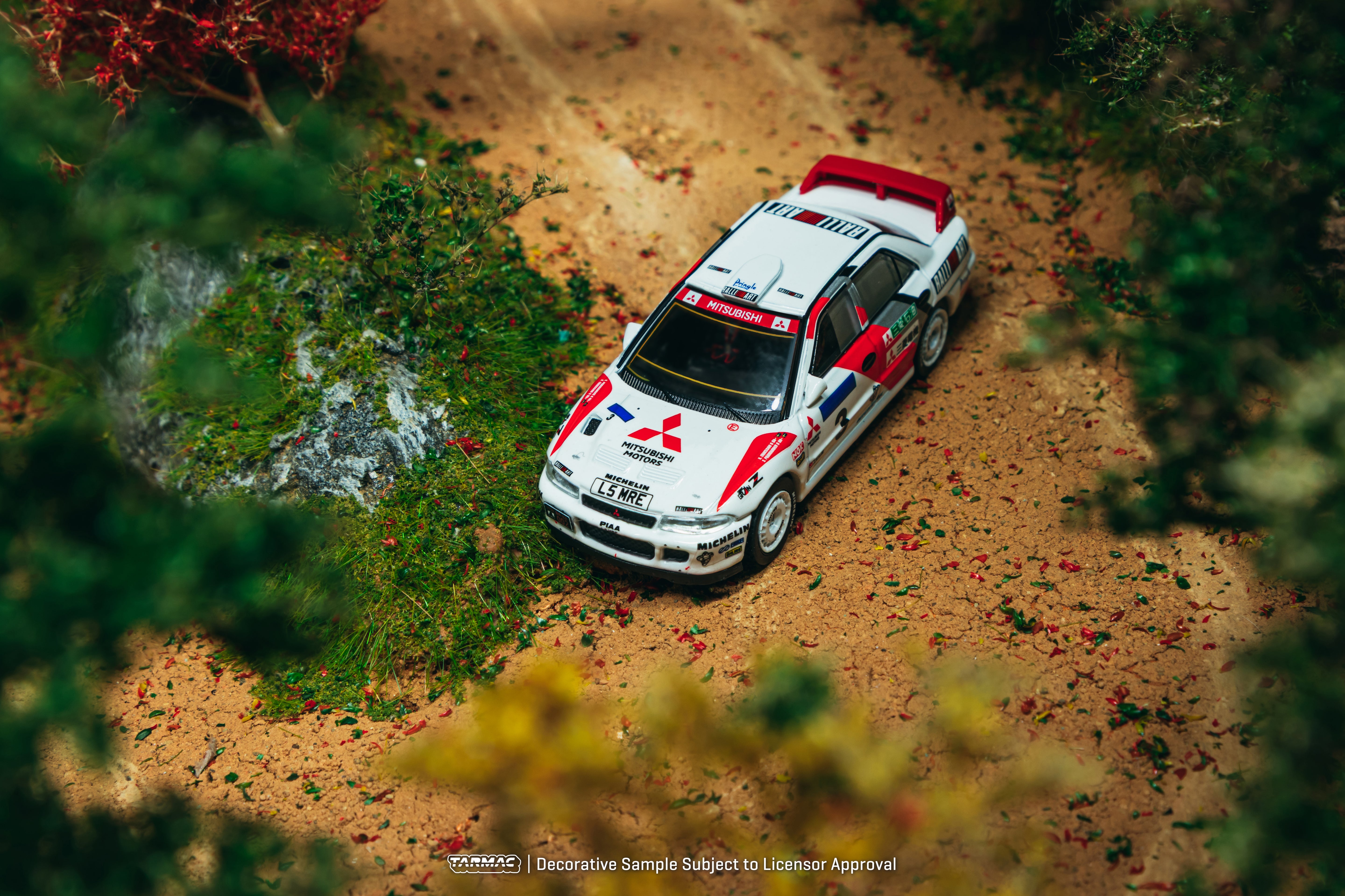 1/64 Mitsubishi Lancer Evolution II Hong Kong Beijing Rally 1994 #3 - Tarmac Works GLOBAL64