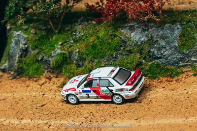 1/64 Mitsubishi Lancer Evolution II Hong Kong Beijing Rally 1994 #3 - Tarmac Works GLOBAL64
