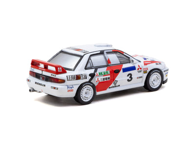 1/64 Mitsubishi Lancer Evolution II Hong Kong Beijing Rally 1994 #3 - Tarmac Works GLOBAL64