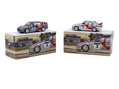1/64 Mitsubishi Lancer Evolution II Hong Kong Beijing Rally 1994 #3 - Tarmac Works GLOBAL64