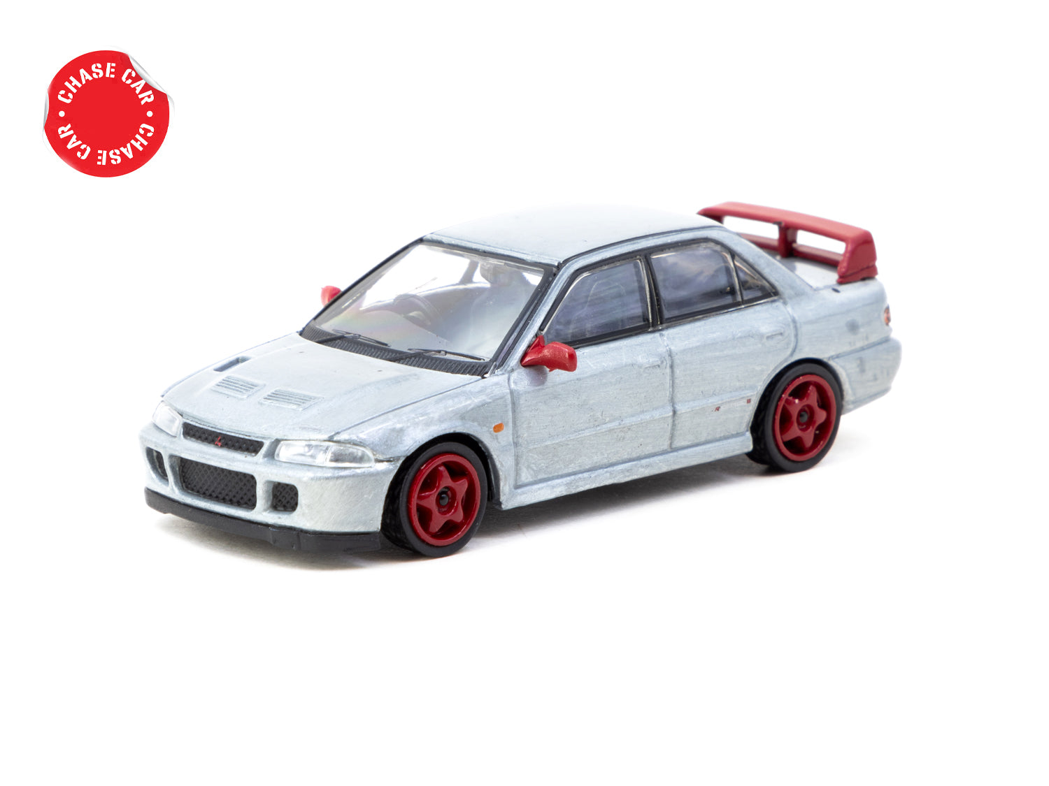 1/64 Mitsubishi Lancer GSR Evolution II Red with Tarmac Cards