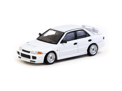 1/64 Mitsubishi Lancer RS  Evolution III White - Lamley Special Edition - Tarmac Works GLOBAL64