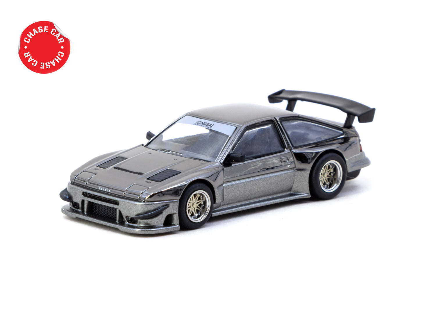 1/64 Toyota Sprinter Trueno AE86 Widebody Black/Grey - Designed by Jon Sibal - Malaysia Special Edition - Tarmac Works GLOBAL64