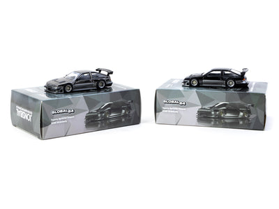 1/64 Toyota Sprinter Trueno AE86 Widebody Black/Grey - Designed by Jon Sibal - Malaysia Special Edition - Tarmac Works GLOBAL64