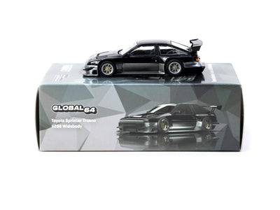 1/64 Toyota Sprinter Trueno AE86 Widebody Black/Grey - Designed by Jon Sibal - Malaysia Special Edition - Tarmac Works GLOBAL64