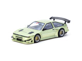 Tarmac Works 1/64 Toyota Sprinter Trueno AE86 Widebody Green - Designed by Jon Sibal - GLOBAL64