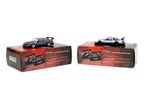 Tarmac Works 1/64 Toyota Sprinter Trueno AE86 Widebody White / Black with Tarmac Cards - GLOBAL64