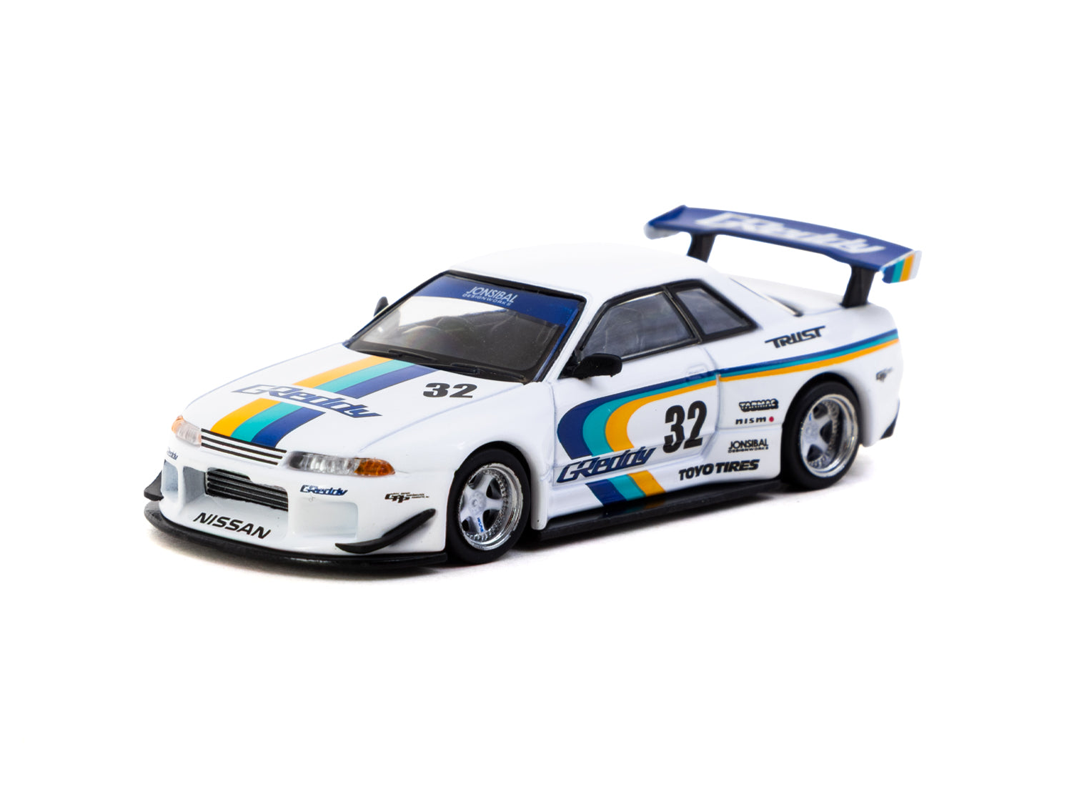 1/64 Nissan Skyline (R32) Widebody GReddy - USA Special Edition