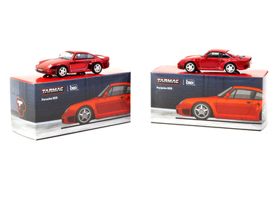 1/64 Porsche 959 Red - Tarmac Works X iXO Models GLOBAL64