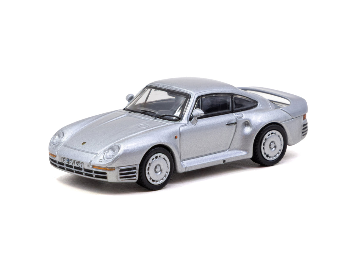 1/64 Porsche 959 Silver - Tarmac Works x iXO Models GLOBAL64