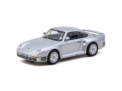 1/64 Porsche 959 Silver - Tarmac Works x iXO Models GLOBAL64