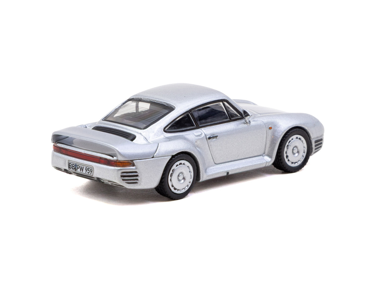 1/64 Porsche 959 Silver - Tarmac Works x iXO Models GLOBAL64