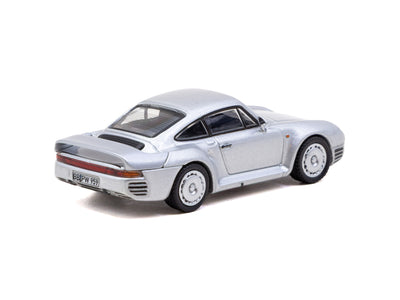 1/64 Porsche 959 Silver - Tarmac Works x iXO Models GLOBAL64