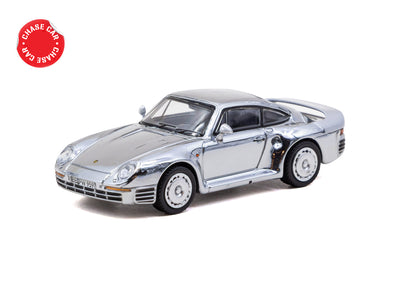 1/64 Porsche 959 Silver - Tarmac Works x iXO Models GLOBAL64