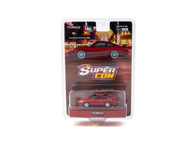 1/64 Porsche 911 GT3 (type 996) Red - Diecast SuperCon Special Edition - Tarmac Works X iXO Models GLOBAL64