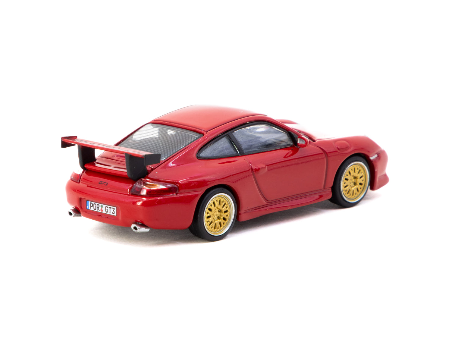 1/64 Porsche 911 GT3 (type 996) Red - Tarmac Works X iXO Models GLOBAL64