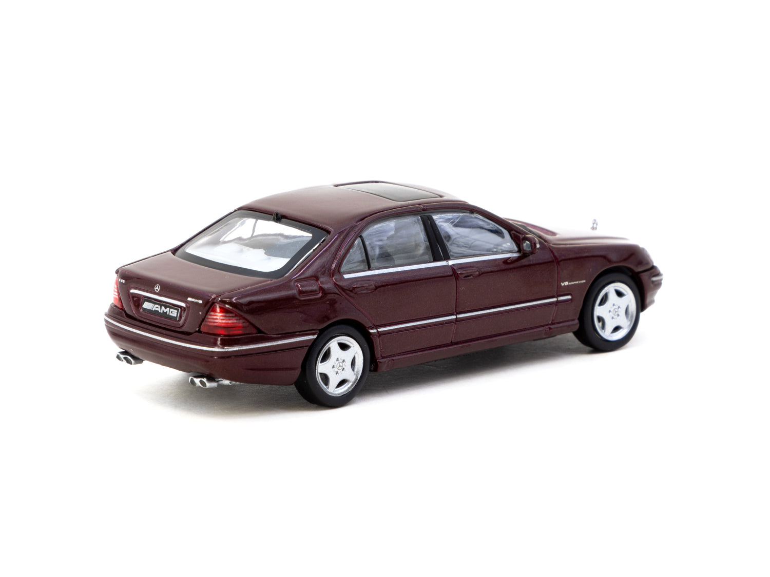 1/64 Mercedes-Benz S 55 AMG Bordeaux Red Metallic -  Tarmac Works GLOBAL64