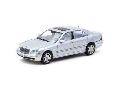 1/64 Mercedes-Benz S-Class Brilliant Silver Metallic - Tarmac Works GLOBAL64