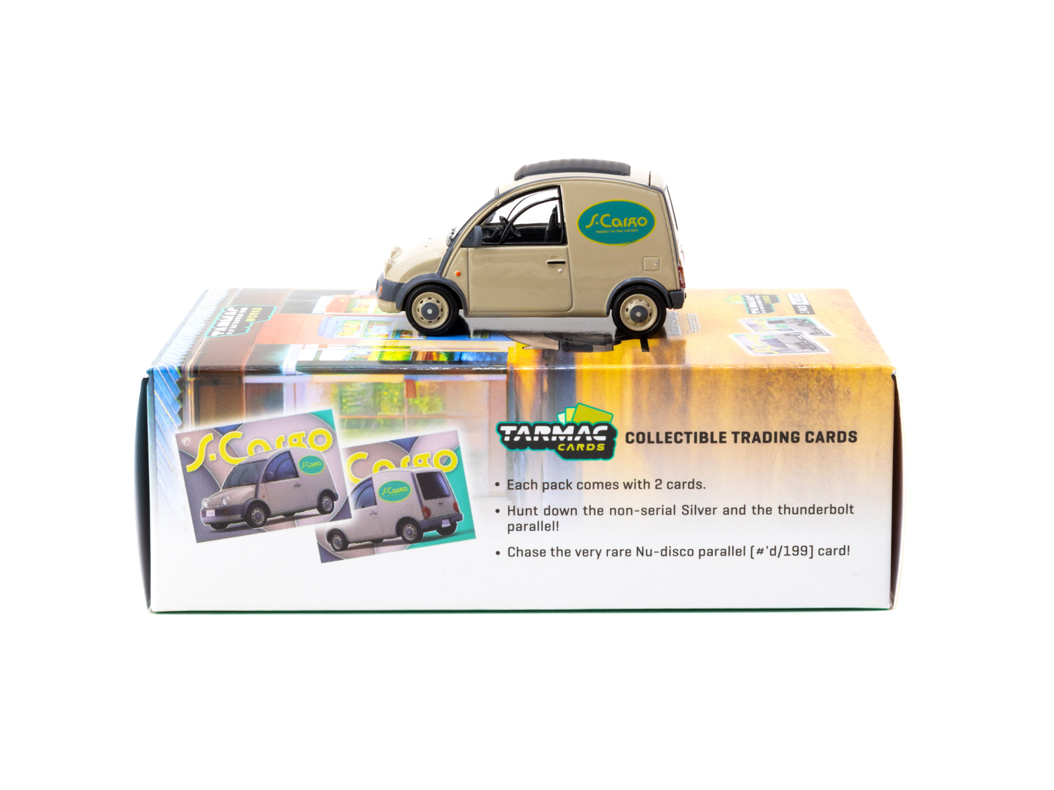 1/64 Nissan S-Cargo Presentation with Tarmac Cards Combo Set