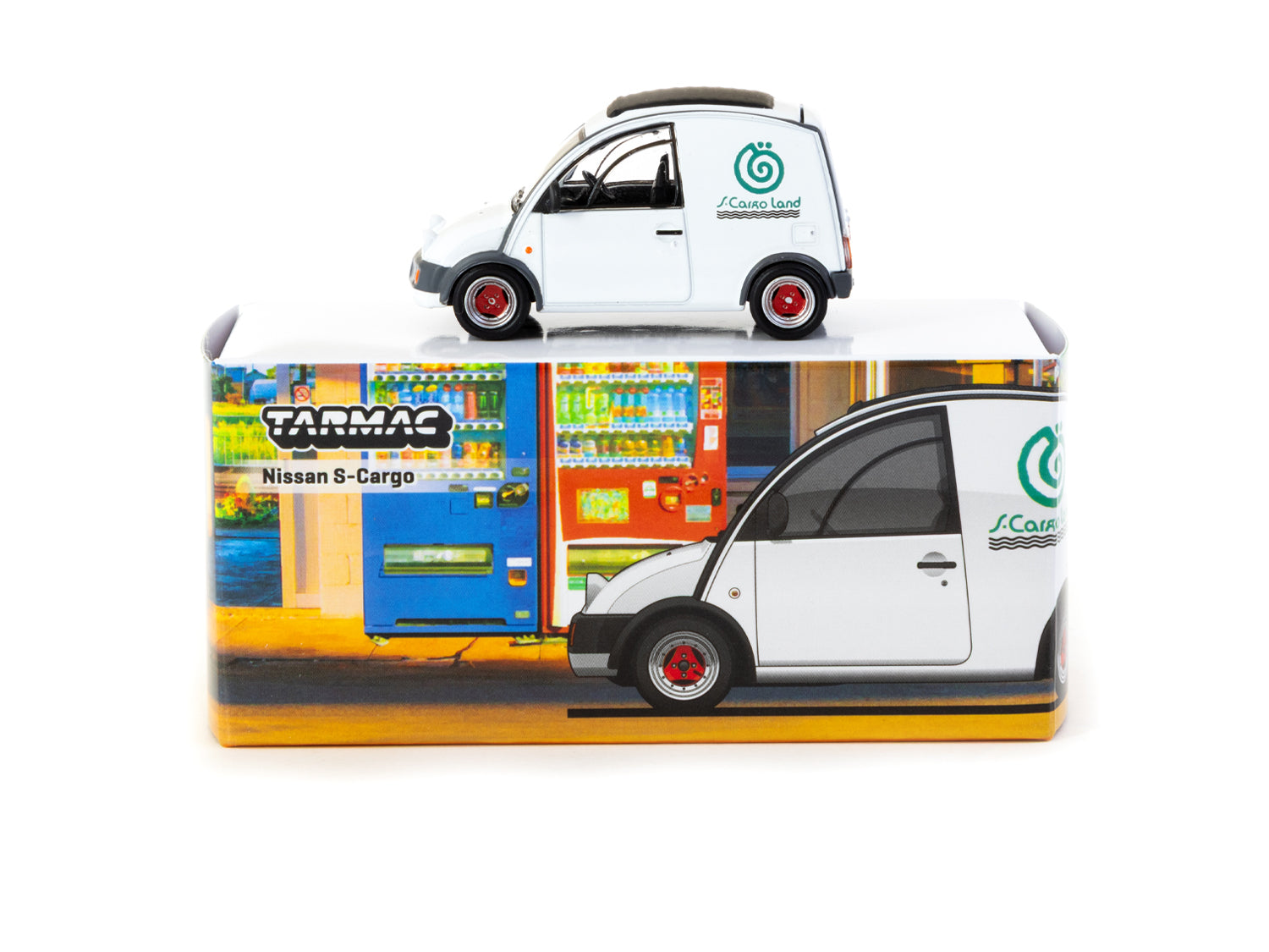 1/64 Nissan S-Cargo White - Tarmac Works GLOBAL64
