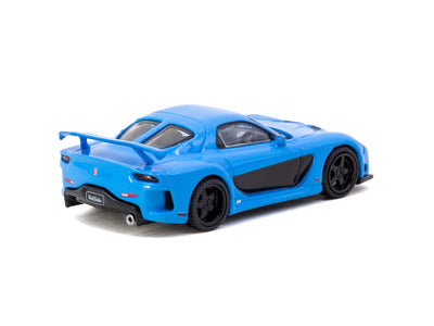 1/64 Mazda RX-7 VeilSide Fortune7 Blue - Tarmac Works GLOBAL64